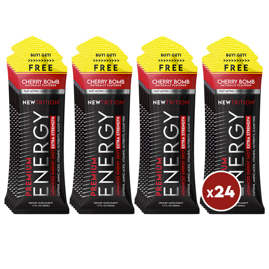 Cherry Bomb Flavor Extra Strength Energy Shots