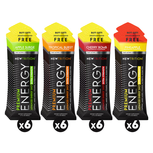 Mixed-2 Flavor Extra Strength Energy Shots