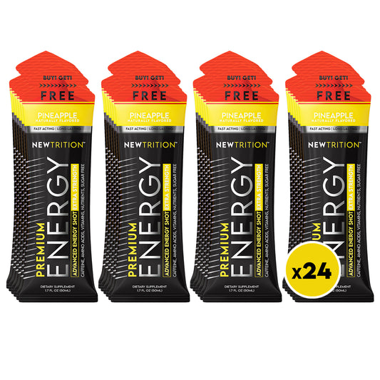 Pineapple Flavor Extra Strength Energy Shots