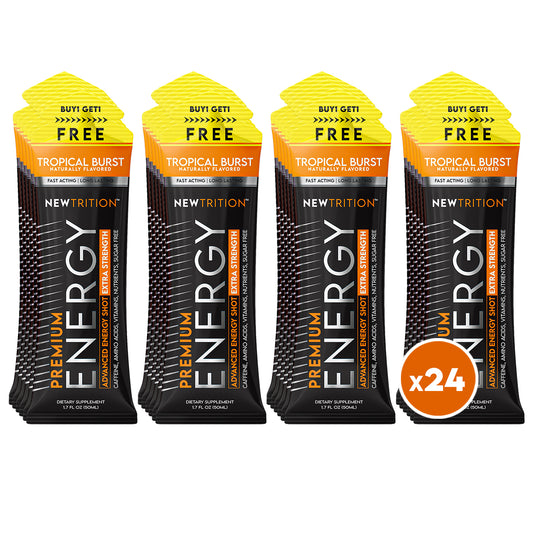 Tropical Burst Flavor Extra Strength Energy Shots